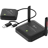 j5create Wireless Extender for USB Webcam, Microphones, or Speakers | Ideal for Streaming &amp; Conferencing, No USB Mouse/Keyboard Compatibility (JVW120)