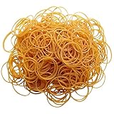 AxeSickle Rubber Bands 600pcs Stretchable Rubber Elastics Bands General Purpose Elastic Stretchable Bands Sturdy Rubber Bands for Home or Office use.