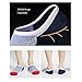 Toes Home Women 3 Pairs No Show Socks Cotton Sport Socks Low Cut Liner Non Slip Socks