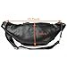 Polare Natural Leather Fanny Pack Waist Bag Black Large