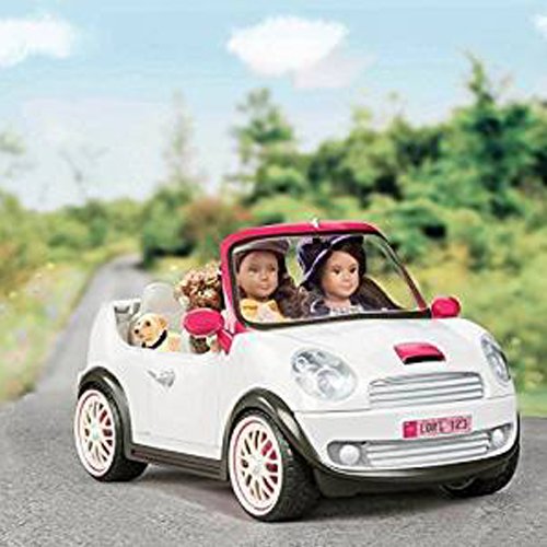 Lori Go Everywhere! Convertible Car White Our Generation for Girls
