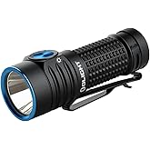 OLIGHT BatonTurbo EDC Flashlight Rechargeable with Magnetic Charging Cable, 1000 Lumens Powerful LED Light 510 Meters Long Throw, 5 Modes, IPX8 Waterproof Light for Camping, Hiking (Black)