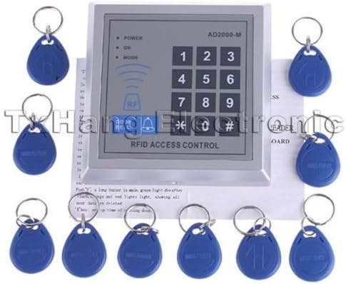 Security RFID Proximity Entry Door Lock Access Control System 500 User +10 Keys