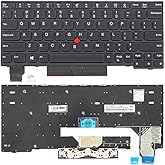 Laptop Replacement US Keyboard for Lenovo IBM Thinkpad X280 X390 X395 Laptop Keyboard no Backlit 01YP000