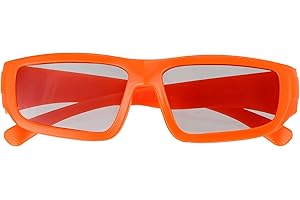 MECCANIXITY 4pcs Polarized 3D Viewing Glasses, Passive Circular 3D Glasses for Anaglyph Movie Cinema Game TV Photo Projector 