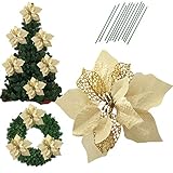 8.6 Inch Glitter Artifical Wedding Christmas