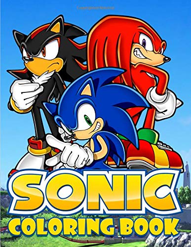 Amazon Com Sonic Coloring Book Exclusive Work 33 Illustrations For Adults And Kids 9781094747408 Books Color Books