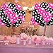 Minnie Mouse Birthday Party Supplies Decorations Minnie Mouse Cute Birthday Party Favors Banner Headband Balloon for Girls 1st 2nd 3rd Birthday Baby Shower Minnie Mouse Birthday Party Decorations