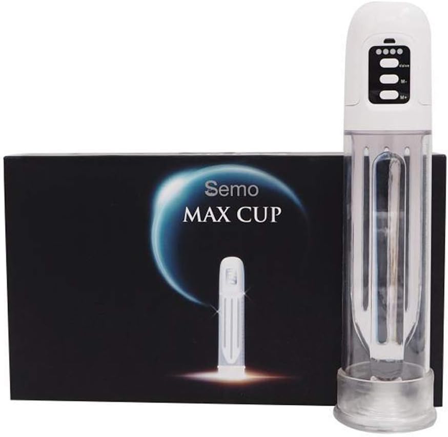 Sexevib 2019 Wonderful Gift Whisper Quiet Big Mens Enlargement Pump Vacuum Pump USB Rechargeable Extender Men Enlarging Pump Exercise Enlarger Cup for Men White 100% Secret Packing