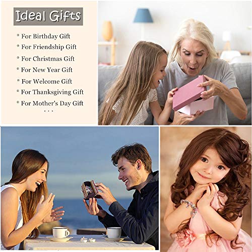 Bracelet Making Kit, 56pcs DIY Jewelry Making Kit with 3pc Silver Plated Bracelets Chains - Charm Bracelets for Girls Teen Kids, Great Christmas Birthday Welcome Handmade Craft Gift