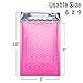 Fuxury Bubble Mailer, 6x10 Inch Bubble Mailers 50 Pack, Self-Seal Adhesive Padded Envelopes, Water Resistant Mailers, Shipping Envelopes for Packaging, Small Business, Mailing,Bulk Pink#0