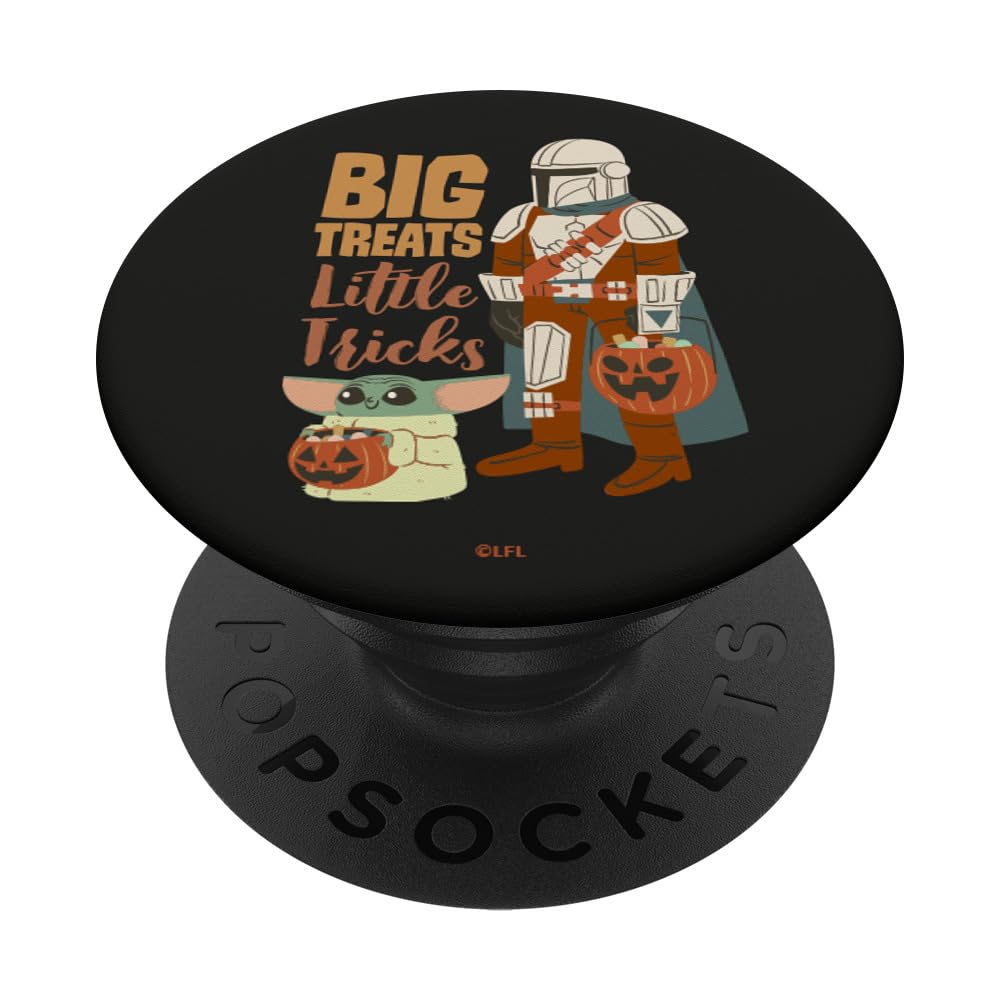 Star Wars Grogu The Mandalorian Halloween Big Treats PopSockets Swappable PopGrip