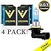 Voltage Automotive 9006 HB4 Headlight Bulb Night Eagle 40 Percent Brighter Professional Upgrade (4 Pack) - Replacement for High Beam Low Beam Fog Lights