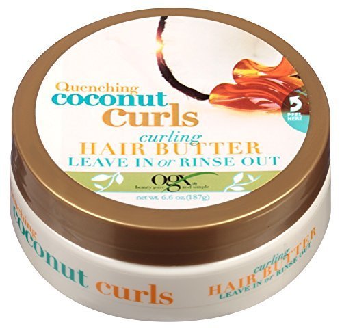 Ogx Coconut Curls Hair Butter 6.6oz Leave-In Or Rinse Out (3 Pack)