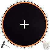 12 ft Trampoline Mat Replacement for 12ft Round Trampoline | Fits 72 V-Rings &amp; 5.5&rdquo; Springs - Mat Diameter 127in, Reinforced, UV-Resistant - Not Fit 14ft