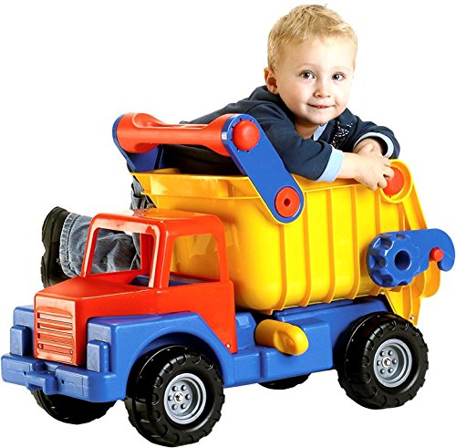 WADER Truck No. 1 Lastwagen LKW Muldenkipper Kipper bis 120 kg – Bild 4