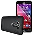 TUDIA Full-Matte Arch TPU Bumper Protective Case for Asus ZenFone 2 Laser 5.5 Inch (ZE550KL) [Not for ZE601KL 6.0 Inch] (Black)
