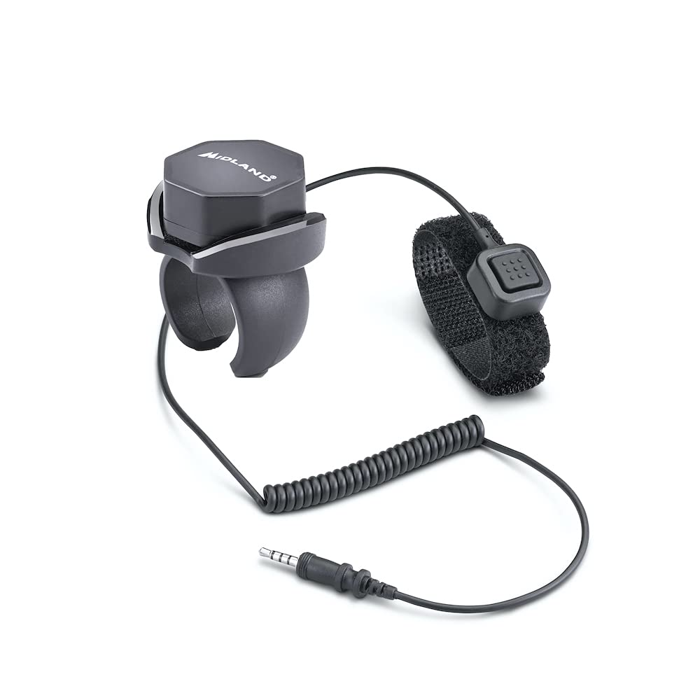 Midland - Low Energy, Bluetooth Car Adapter with Dual PTT, Hands-Free Bluetooth Speaker Kit for Secure Communications - Truck, Camper, Off-Road, Car Accessories - Compatible with CBTALK App