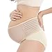 Picotee Maternity Belt Breathable Belly Band Adjustable Lower Back and Pelvic Support Comfortable Abdominal Binder for Pregnancy Mom(Nude)