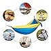 MARNUR Camping Hammock Nylon Parachute Hammock Single&Double Portable Hammock Straps with Compass for Outdoor Hiking Backpacking Travel and Home yard
