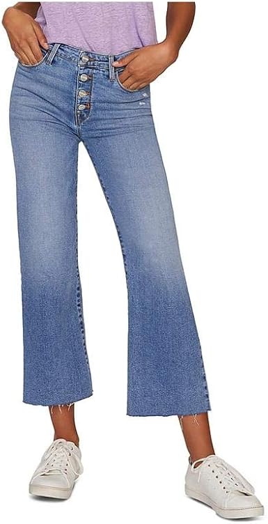 destroyed wide leg jeans