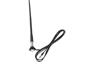 Superbat Marine Boat Radio Waterproof Antenna 16 Inch Rubber Duck Flexible Mast FM AM Stereo Antennae for Boat Car Motorcycle