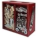 Lily's Home Wine Cork and Beer Cap Holder and Beer Cap Holder Shadow Box with Magnetic Bottle Opener and Corkscrew, Wood and Glass Box Makes the Ideal Gift for the Happy and Hydrated Drinker, Red