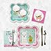 64 Piece Big Dot of Happiness Whole Llama Fun - Llama Fiesta Baby Shower or Birthday Party Tableware Plates and Napkins - Bundle for 16