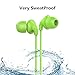 Karakao H1 Bluetooth Headphones 4.1 Wireless Runing Earbuds Workout Earphones with Mic for iPhone and Android - Green Headset