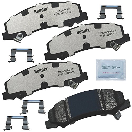 Bendix Fleet Metlok PBD1159 Semi-Metallic Front Brake Pads for Select Models Bu…