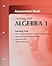 McDougal Littell Algebra 1: Assessment Book (Holt McDougal Larson Algebra 1)