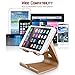 SourceTon 2 Packs Multi-Angle Adjustable Cell Phone Stand, Portable Sturdy Plastic Desk Stand Mount Fits All Smart Phones Charging with Anti-Slip Base and Convenient Charging Port, Fits mini Tablet