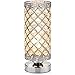 Table Lamp, Petronius Crystal Table Lamps, Decorative Bedside Nightstand Desk Lamp Shade for Bedroom, Living Room, Dining Room, Kitchen