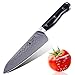 WALLOP Santoku Knife - Japanese Damascus 67 Layers High Carbon Stainless Steel Kitchen Knife, Full Tang Blade & Ergonomic G10 Handle - 7.5''