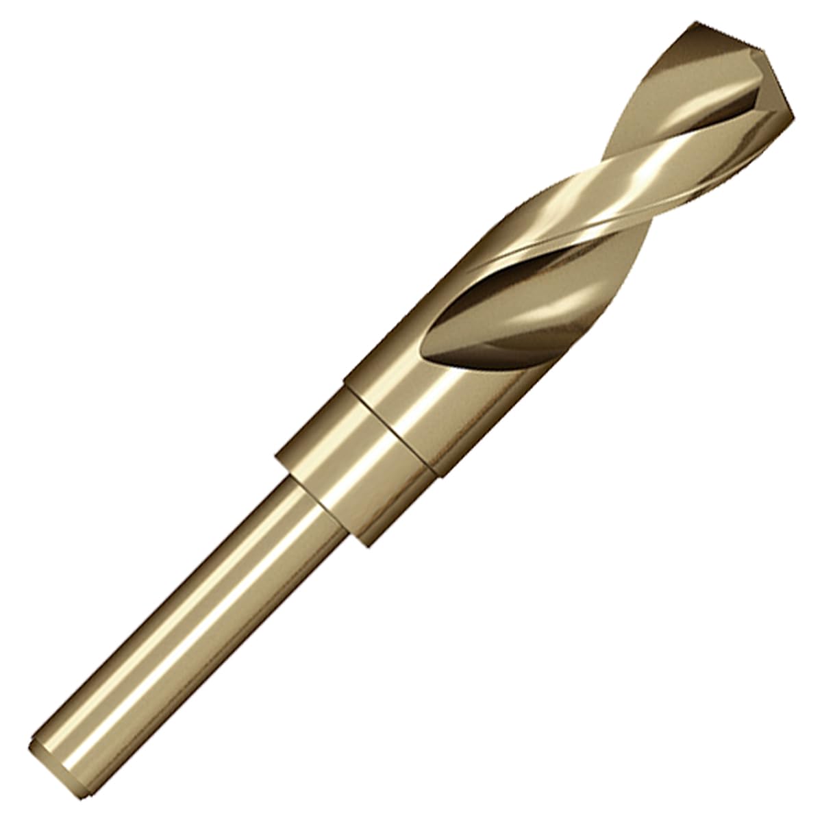 Meccion HSS Cobalt Drill Bit 21mm Reduced Shank Twist Drill Bit for Metal, Stainless Steel, Aluminium, Wood, Plastic, Non-Ferrous Etc. — image 1