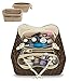 LEXSION Organizer,Bag Organizer,Insert purse organizer with 2 packs in one set fit NeoNoe Noé Series perfectly Beige