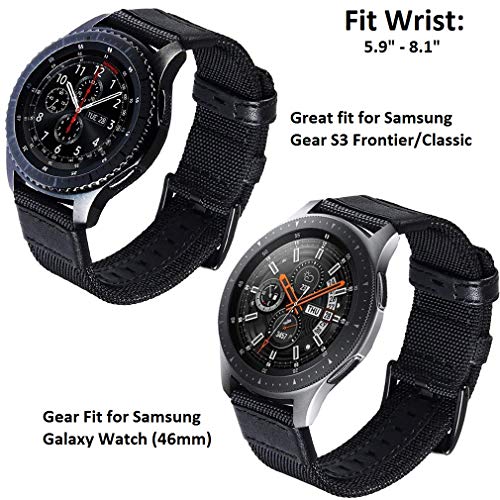 Galaxy Watch 46mm Bands/Gear S3 Frontier Band, Samsung Galaxy Watch 3