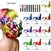 Kids Hair Chalk Comb - Tiaoyeer 10 Colors Temporary Hair Comb Salon, Non-Toxic Washable Hair Dye Colors for Halloween Christmas Birthday Party, Cosplay, Concert, Safe for Kids & Adults