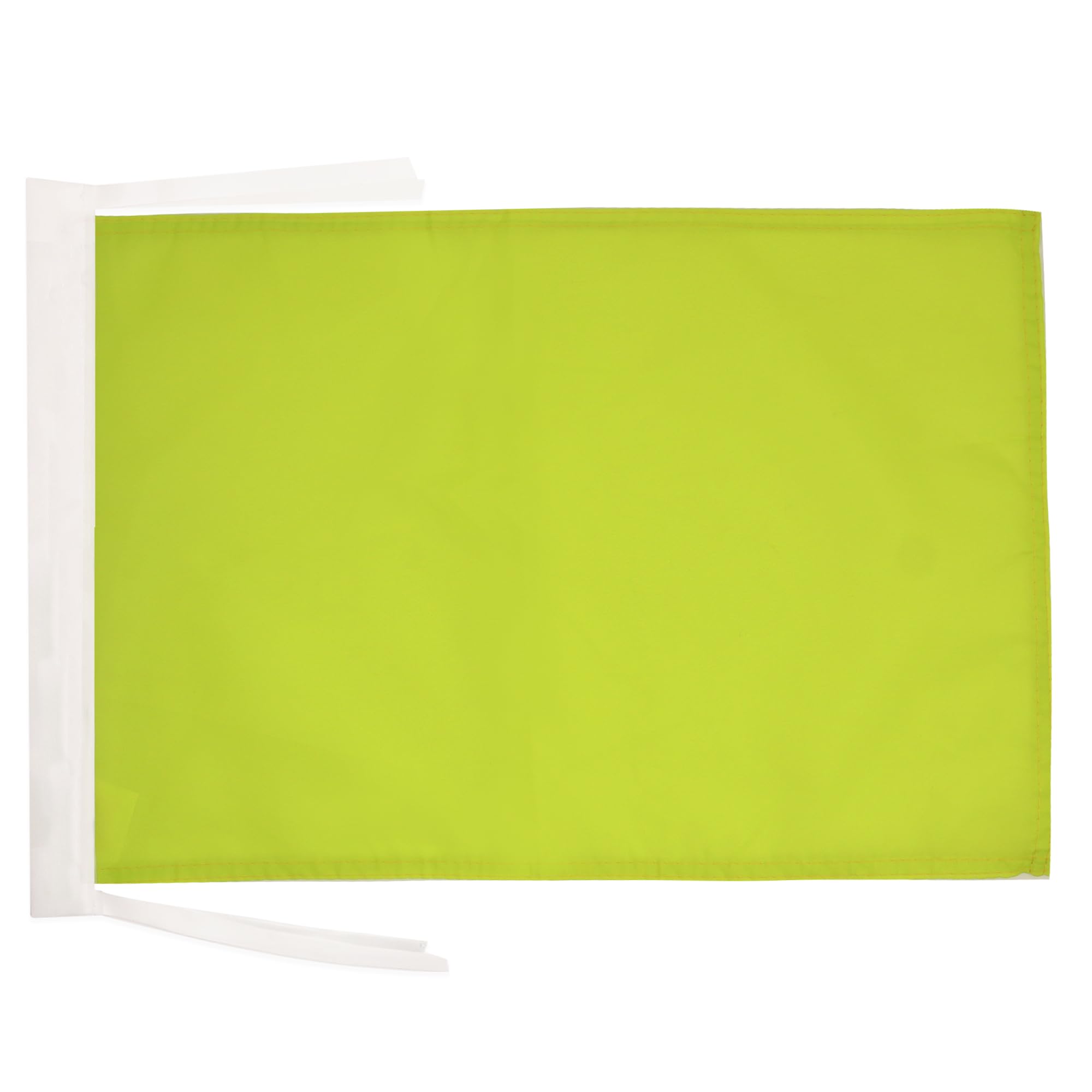 AZ FLAG - Race officer yellow Flag - 18'' x 12'' - 100% Polyester Racing Small Banner with Two Cords - Fade Resistant - Vivid Colors - 18x12 in - 45x30 Cm — image 1