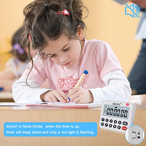 XREXS Digital Kitchen Timer Countdown Up Cooking Timer Loud