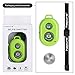 Hapurs Bluetooth Wireless Remote Control Camera Shutter Release Self Timer for iPhone 5S 5C 5 4S 4, iPad Air Mini, Samsung Galaxy S5 S4 S3 Note Tab, Google Nexus, HTC, Sony and other iOS Android Phones - Green