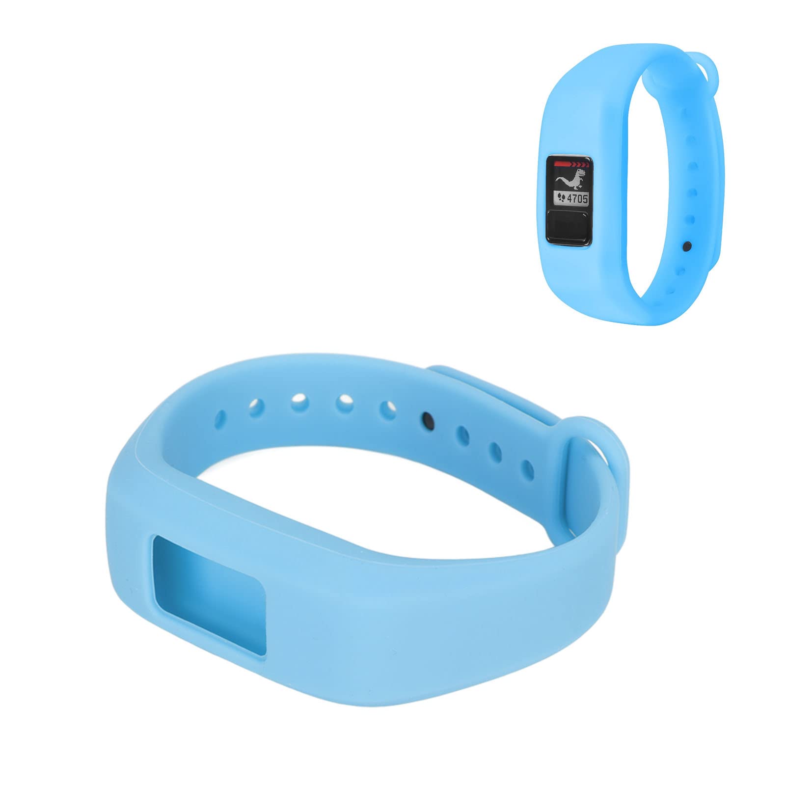 Yunseity Watch Band for Kids, Soft Silicone Watch Straps for Vivofit3, for Vivofit JR, Adjustable Replacement Wristbands Watchband(Blue)
