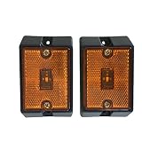 MAXXHAUL 80745 Side Marker LED Amber Light-2 Pack