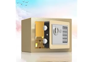 Yosoo Security Safe Box High Strength Impact Carbon Alloy Steel Electronic Digital Safe Box for Home Office Hotel Business Je