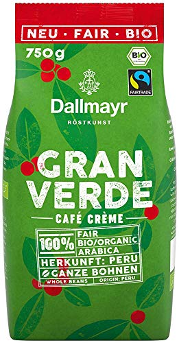 Dallmayr Gran Verde ganze Bohnen, Bio, 750 g – Bild 3