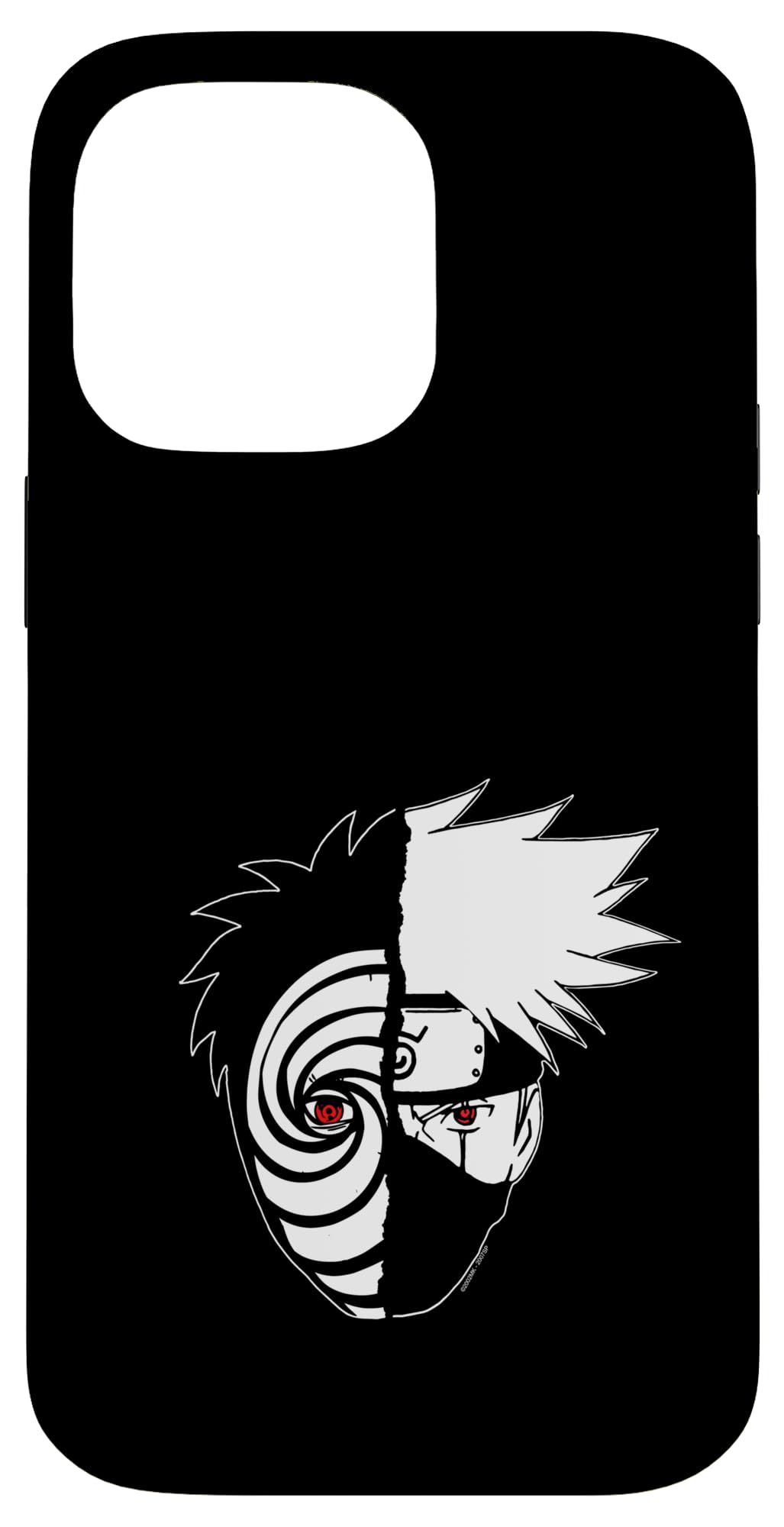 Naruto Shippuden Kakashi Tobi Split Face Case for