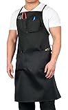 KNG Adult Shop Apron, Black