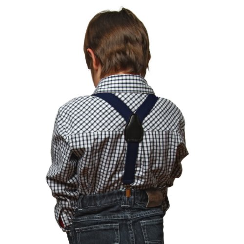 Child Suspenders Elastic Solid Color Adjustable (Available in 3 Sizes and 17 Colors) - Image 6