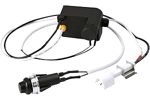Rushare 7642 Grill Igniter Kit for Weber Spirit I & II 210-310 Gas Grill with Up Front Controls(2013 and Newer), Electronic Igniter for Models E-210, S-210, E-310, SP-310, Easy to Replace