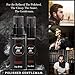 Beard Growth Oil for Men with Cedarwood and Tea Tree Oil - Easy Beard Dispenser and Pump for Mens Beard Care - Sulfate Free Beard Softener - Thickening Beard Exfoliator for Men (2oz)